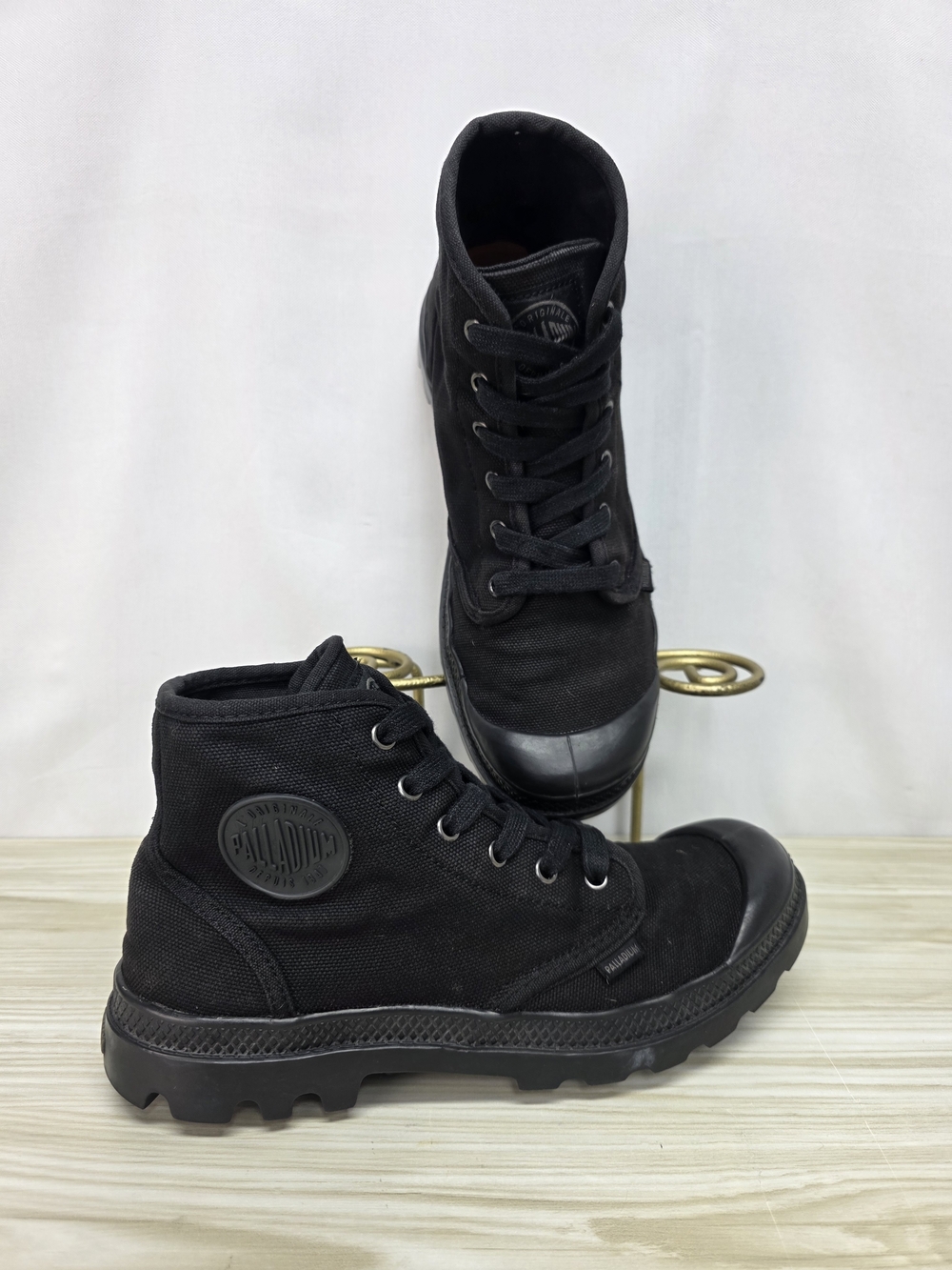 Palladium Black Canvas High-Top Men's Sneakers
